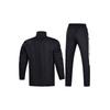 Li-Ning Color Block Jacket And Pants Sports Set Men Sports Set Black AACN001-1