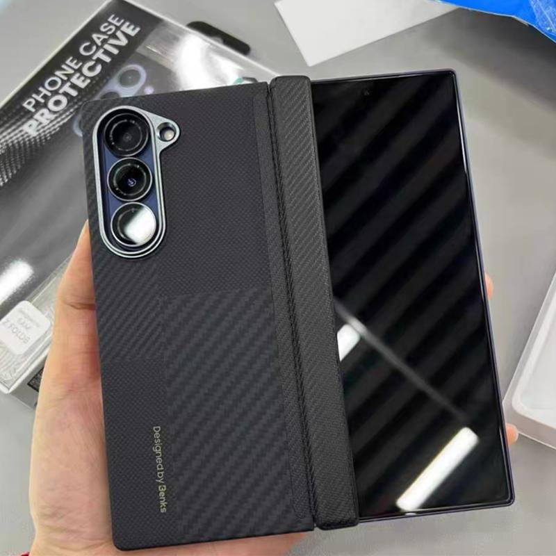 Benks Case For Samsung Z Fold 6 Kevlar Carbon Fibre Back Cover Shell