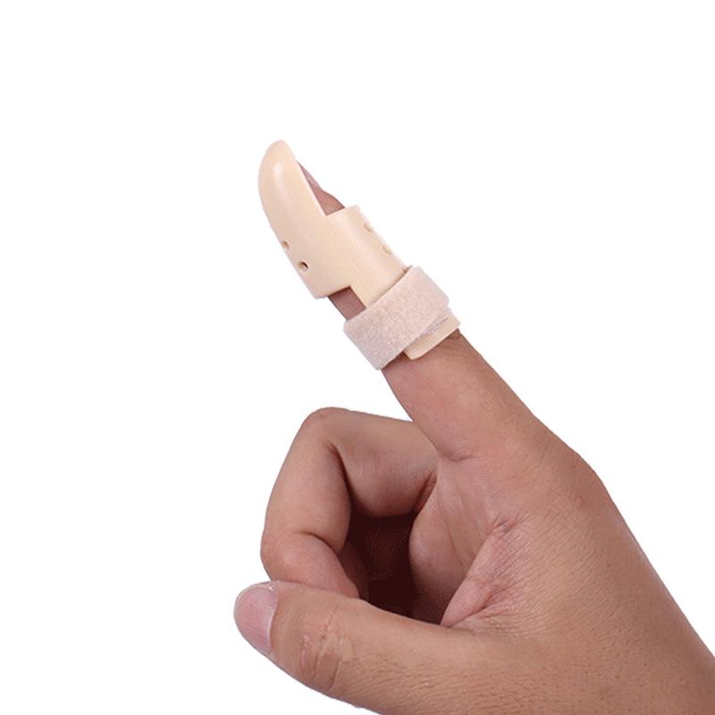 Plastic Finger Splint for Finger Bending Correction and Joint Protection