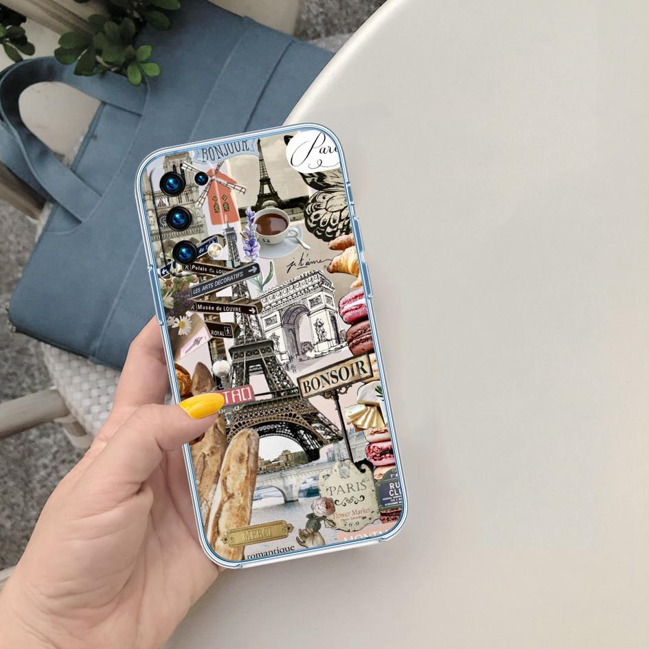 LO81 Paris Eiffel tower Phone Case for LG K22 K30 K40 K40S K41 K42 K50 K50S K51 K51S K52 K61 K62 K71 K92 Q60 Q61 V40 V50 V60