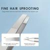 Hot selling stainless steel eyebrow repair clip eyebrow repair tool, high-precision tweezers, hair clip, flat mouth clip