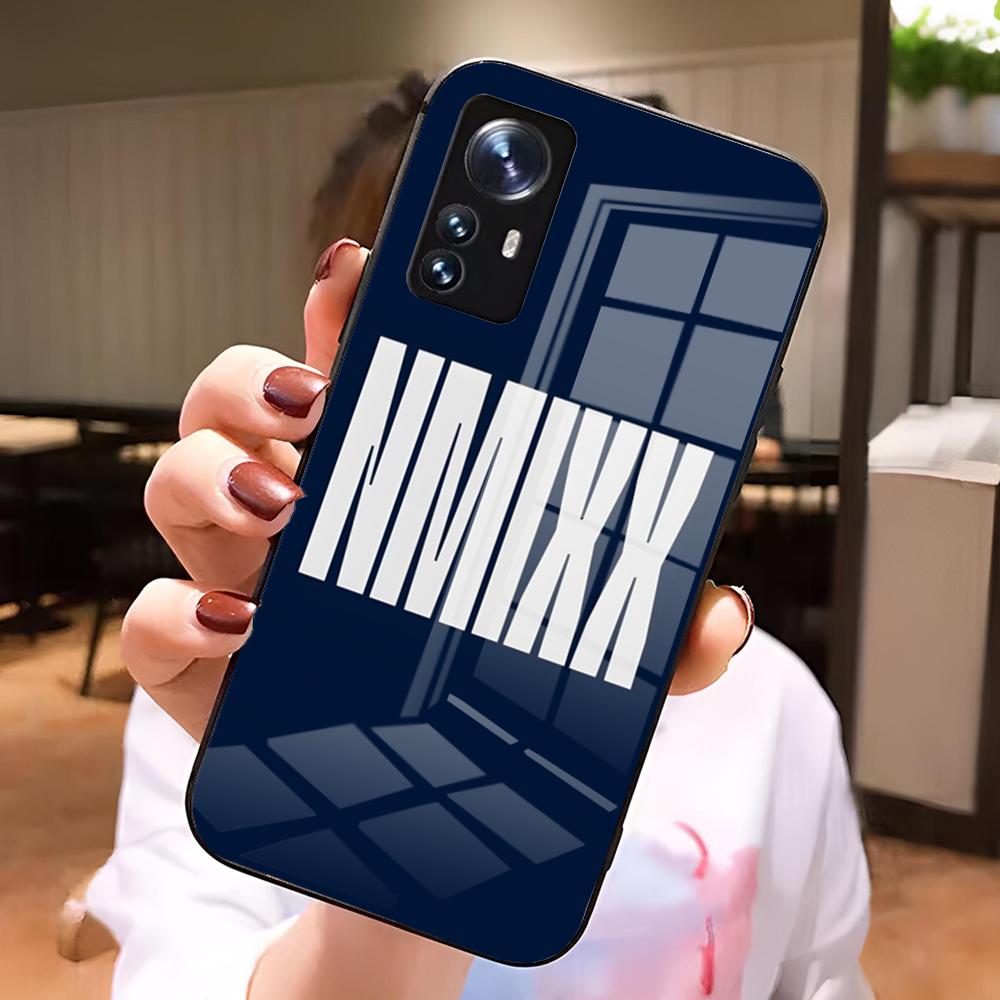 Fashion N-nmixx Phone Case For Samsung S25 S24 S23 S22 S21 S20 Plus Ultra Note20 Glass Phone Case Popular Premium Samsung S24 Ultra