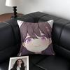 Cartoon BanG Dream Its MyGO-Cute Pillow Case Anti-dustmite Pillowcase Invisible Zipper Silky Short Plush Sofa Cushion Cover