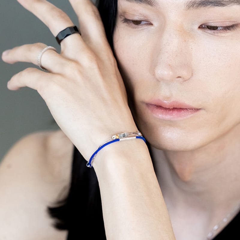 BE/GINS Black 4-Sided Cut Ceramic Ring