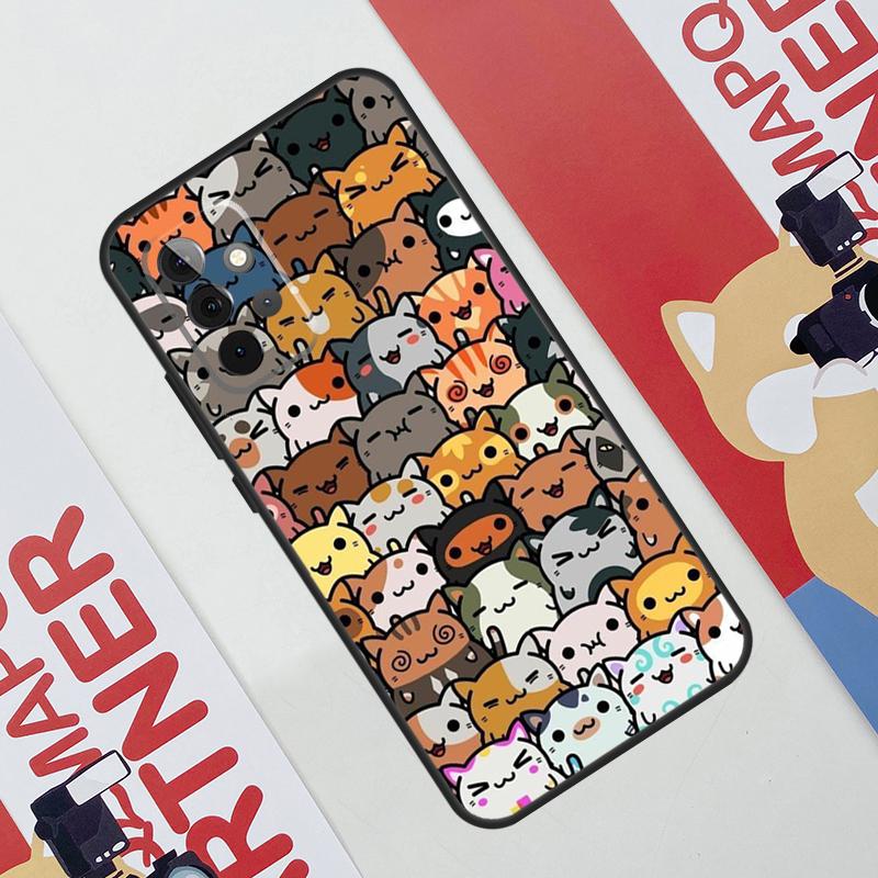 Funny cute cats Case For Samsung Galaxy A53 A16 A26 A36 A56 A55 A35 A15 A52 A32 A12 A33 A13 A14 A34 A54 A17