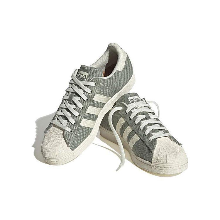 adidas Originals Superstar Shoes 'Olive Green Cream' HQ9114