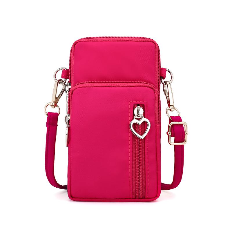 2025 Modische Damen-Crossbody-Tasche mit dreifachem Reißverschluss, Münzbörse, Handyfach und Schlüsselhalter – Trendig und Funktional.