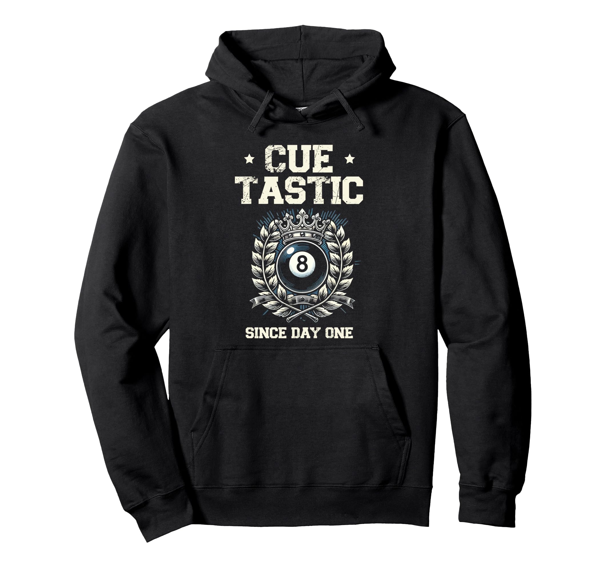 

Cue Tastic Since Day One Billiard Cue Pool Snooker Hoodie чёрный