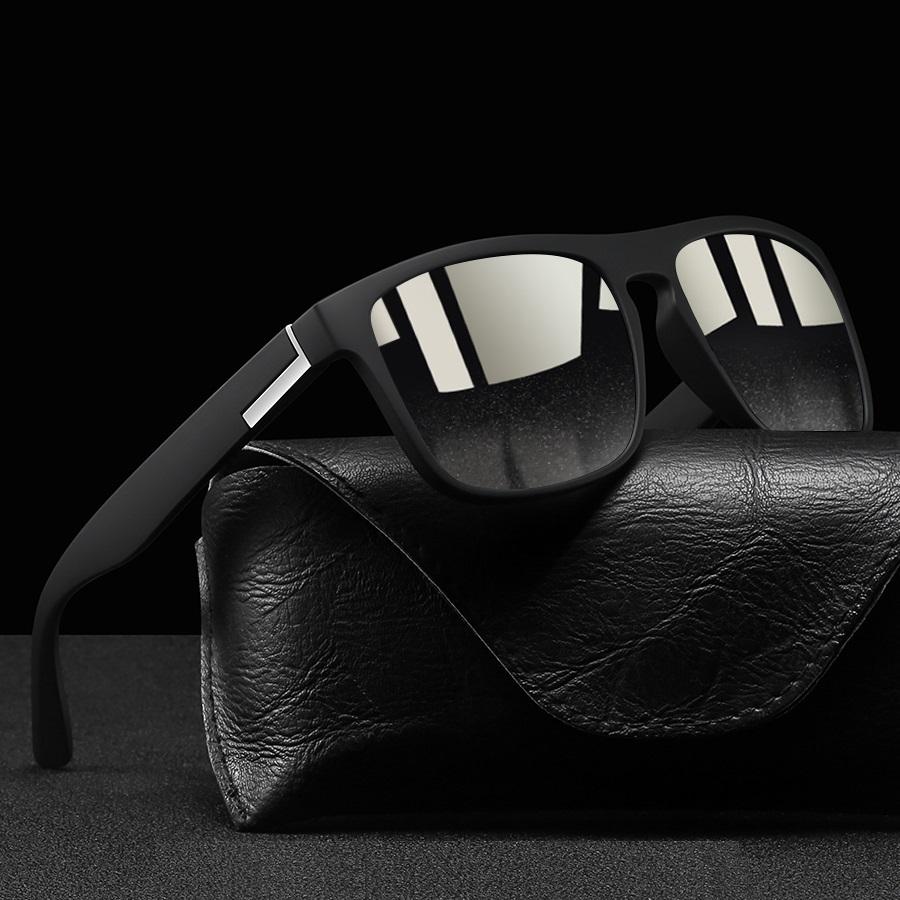 Fashion Square UV400 Sunglasses Men Women Driving Fishing Colorful Trendy Lightweight Outdoor Goggles