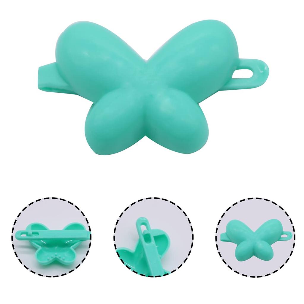 FZBNSRKO 100pcs Color Mini hair Clips,Children's Hairpin for Little Girls(butterfly's style)