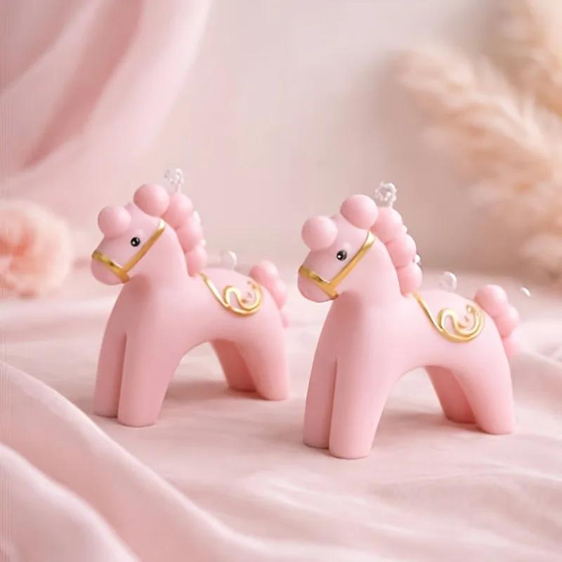 2026 Latest Models Cute Horse-Shaped Silicone Molds for Resin | Galloping Horse Design, Suitable for Making Holiday And Gifts