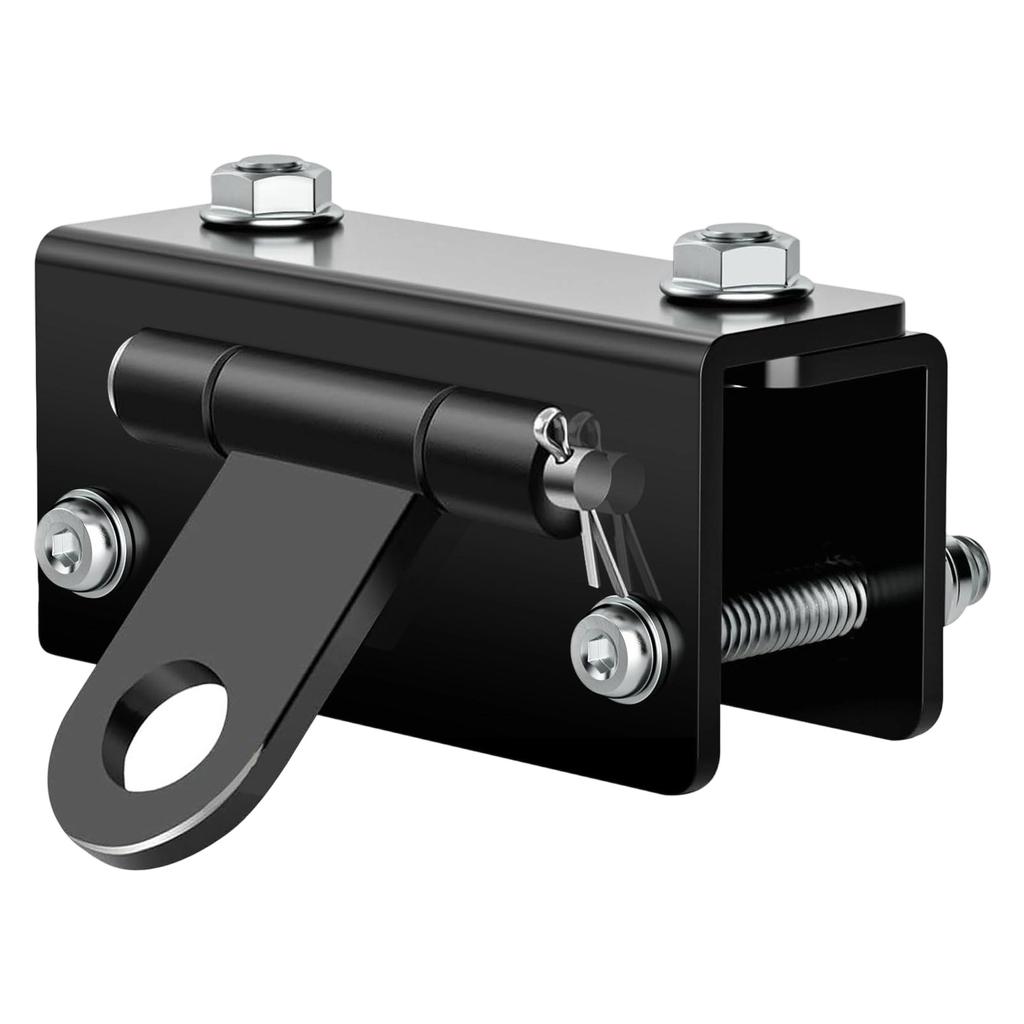 Adjustable Carbon Steel Bumper Hitch Trailer Towing Hook for Snow Sleds Trailers Delivering Superior Towing Power