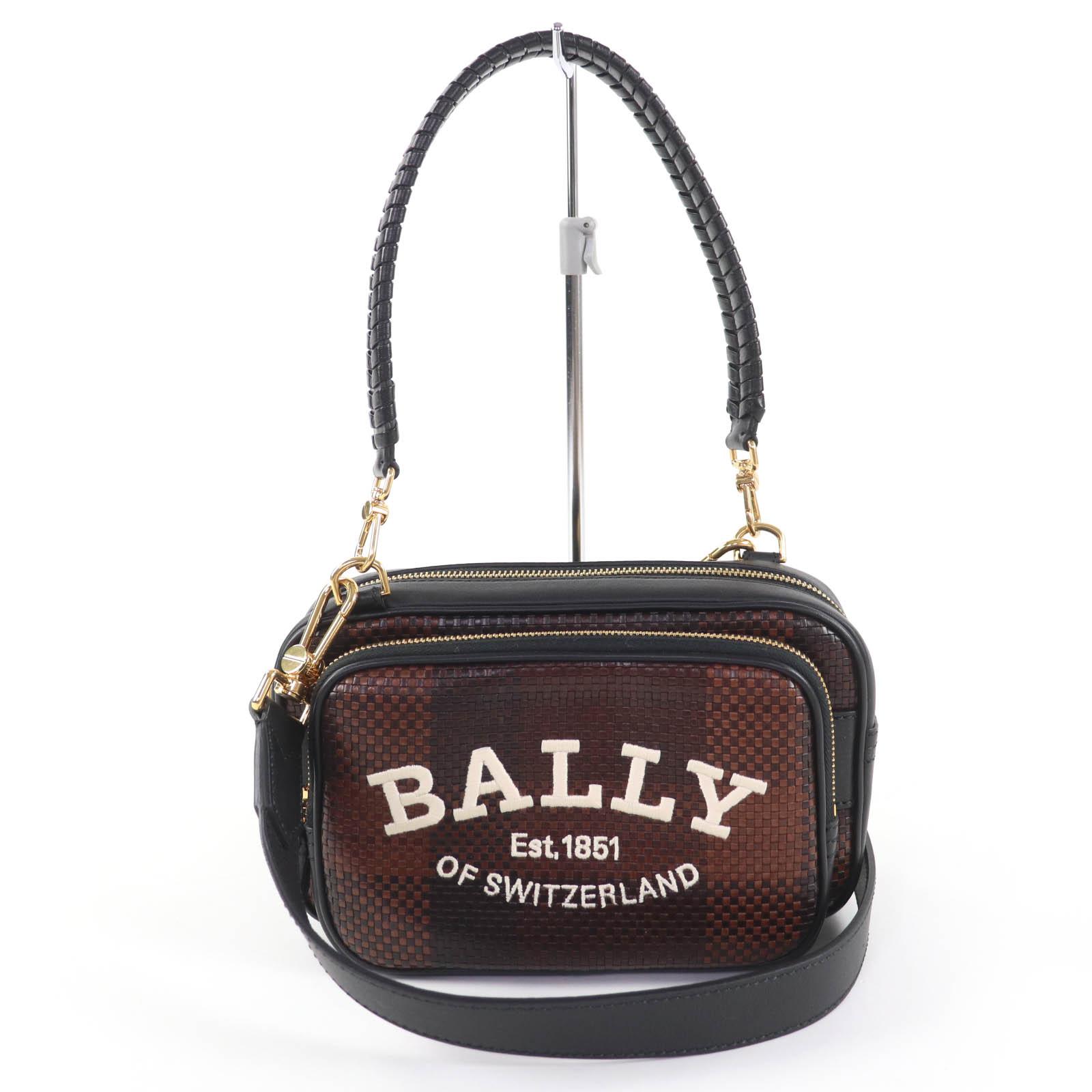 

Pristine BALLY Shoulder Bag CHADD.I 3-way leather handbag Brown leather 6300179 Used