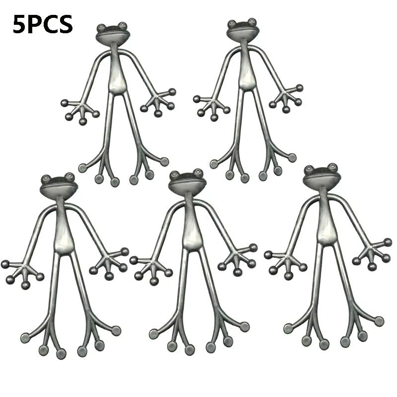 Creative Frog Plant Stand Cute Frog Flower Pot Hugger Plant Climbing Fixture Clips Planter Stake Decor Garden Climbing Branch