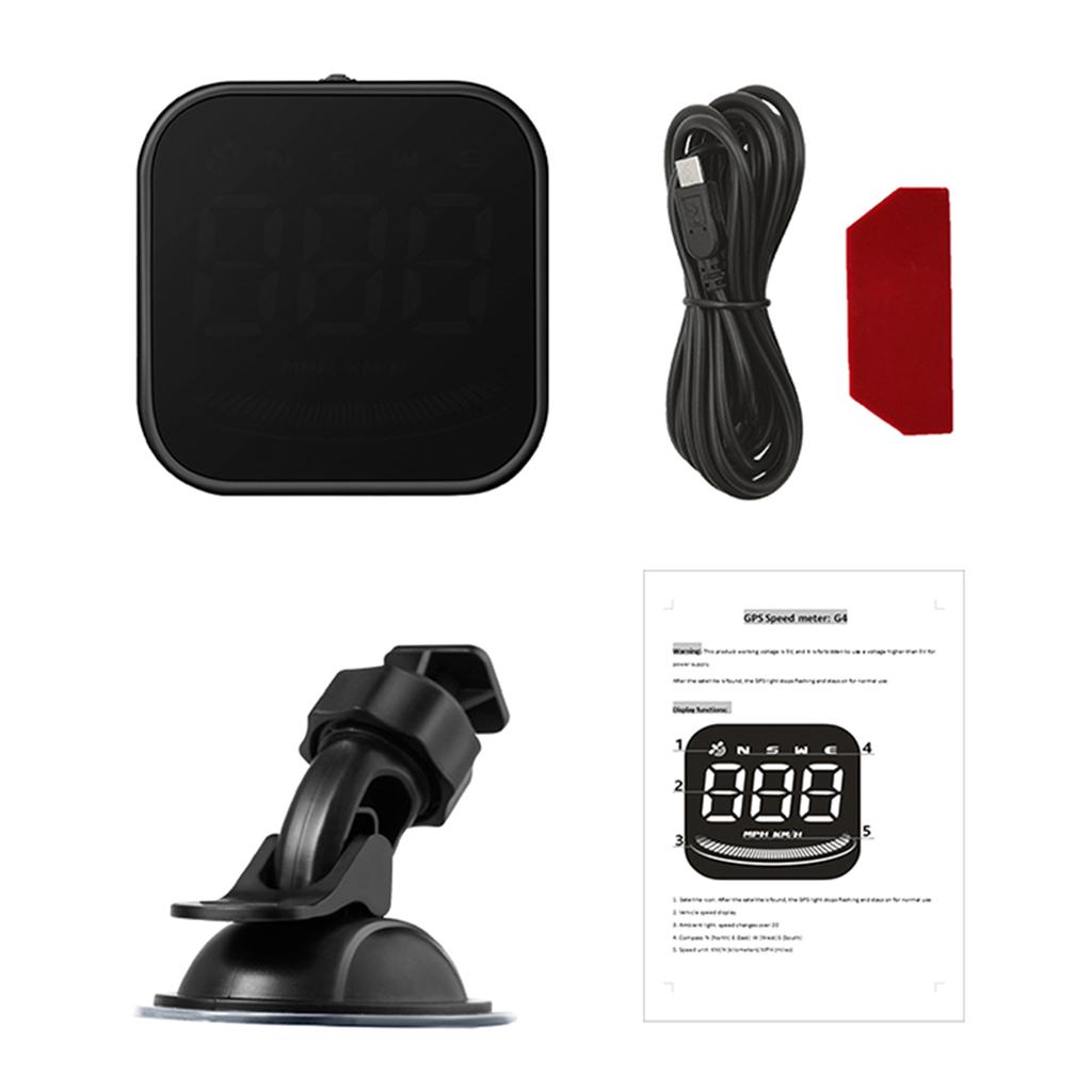 OBD GPS Car Truck Universal Head-Up Windshield Display HUD LED Projector Speed Alarm Speedometer Speeding Warning System