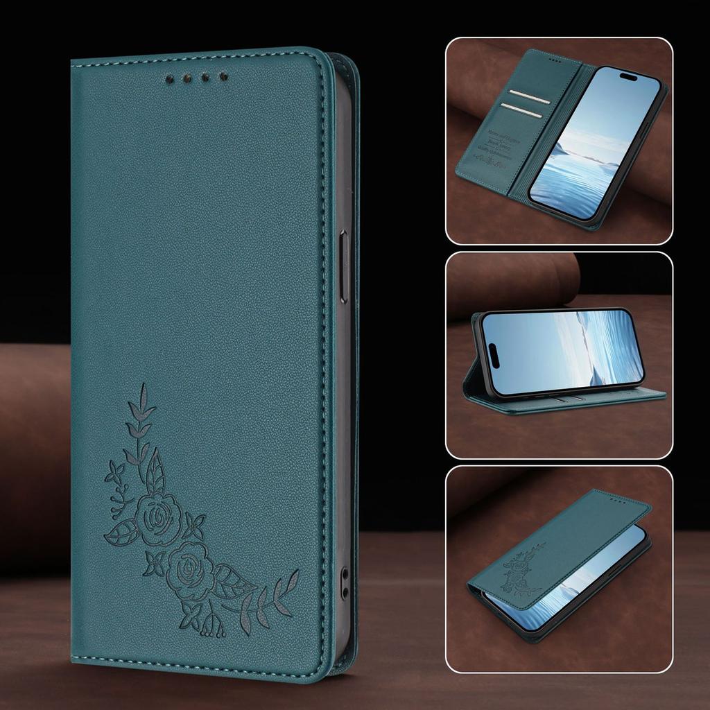 Wallet Flip Case For iPhone 17 16 15 14 13 12 11 Pro Max Air 8 7 Plus X XS XR SE 2020 2022 16e 17e RFID Blocking Magnetic Closure Cover