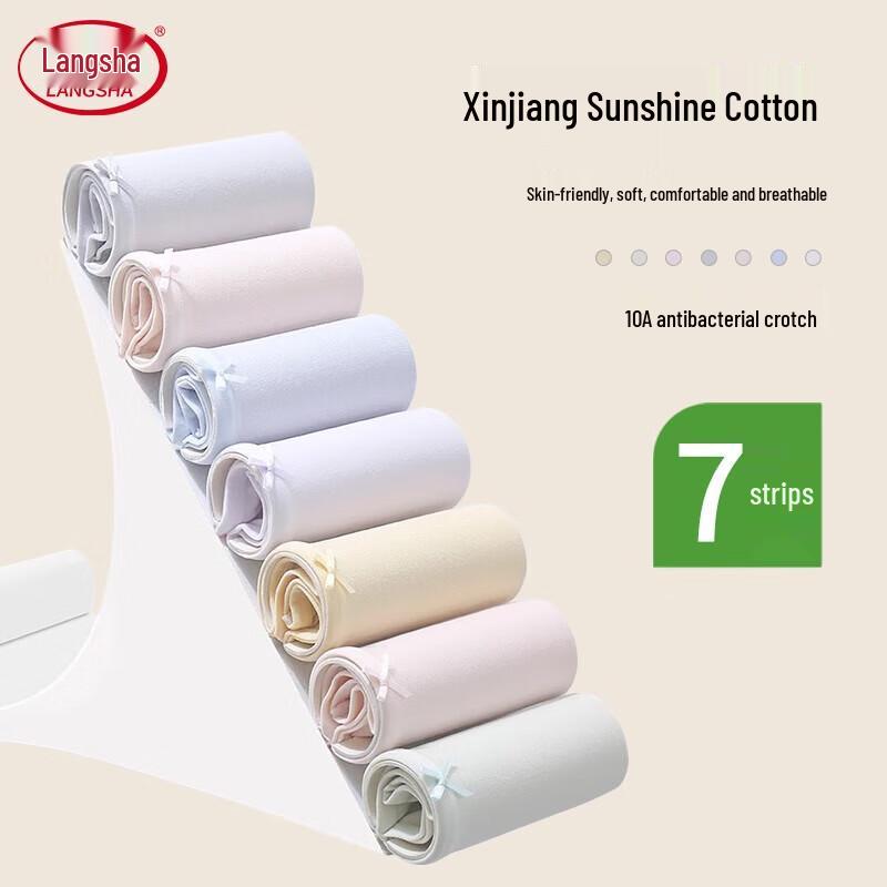 

LangSha Women s 7-Pack Antibacterial Cotton Briefs