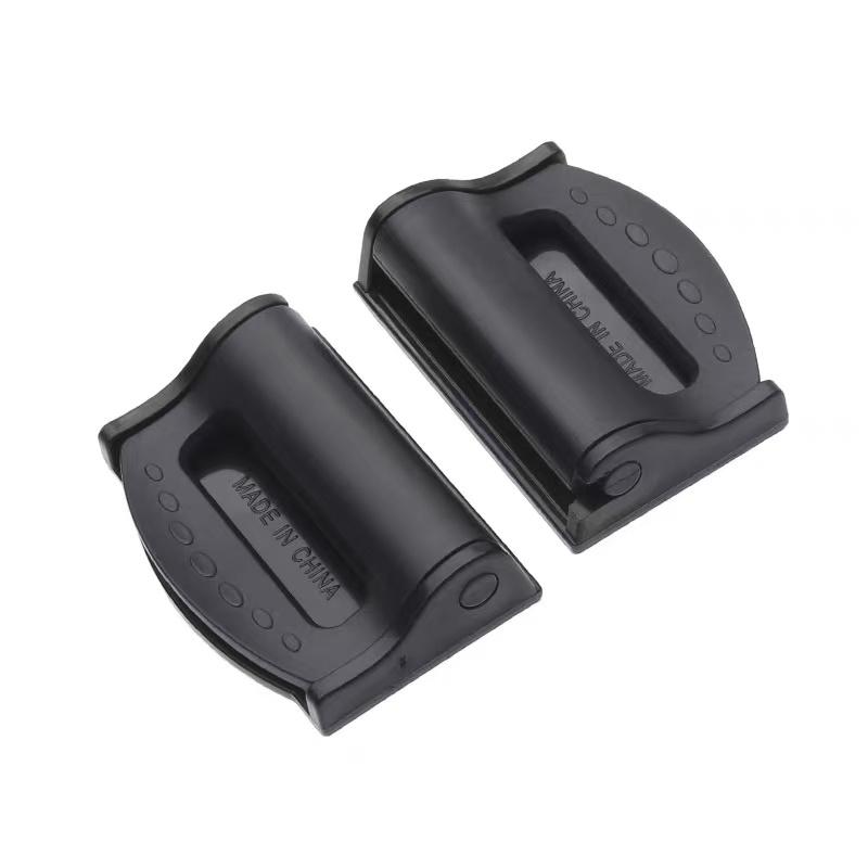 

2PCS Adjustable Car Safety Belt Clips Slip-Resistant Seat Belt Buckle Simple Clamp Fixing Clip Car Styling Car Accessories чорний