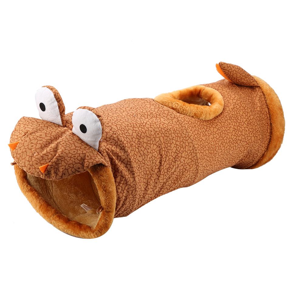 Pet Cat Tunnel Toy Portable Tunnel Safe Portable Folding Collapsible Fabric Tunnel for Pet Cat Dog Rabbit Pet Supplie