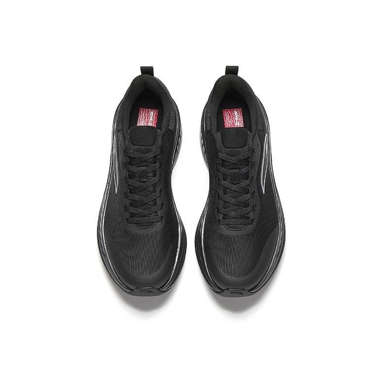 Anta Yuntu Comfortable Fashion Non-Slip Wear-Resistant Low-Top Running Shoes Men Sneakers Basic-Black Metallic-Titanium 112545519-2