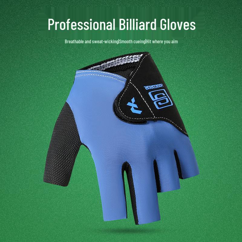 High-Durability Three-Finger Billiard Gloves for Men & Women - Ideal for Professional Snooker Competitions (Right Hand)