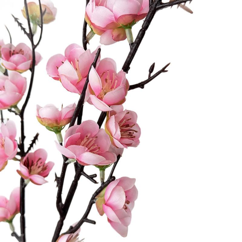 Plum Silk Blossom Flower Home Decor For Party Settings Realistic Flowers Fake