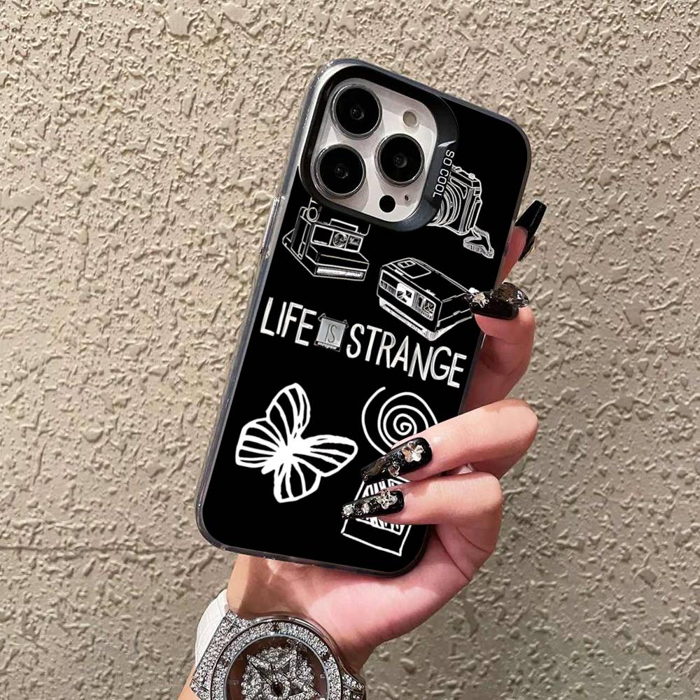 Game Anime Life Is S-Strange Cute Phone Case For IPhone 17 16 15 14 13 12 11 Pro Max Plus Color Silver Cover