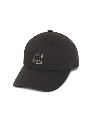 NORDISK [Signature] Polar Bear Logo Cotton Ball Cap_Black