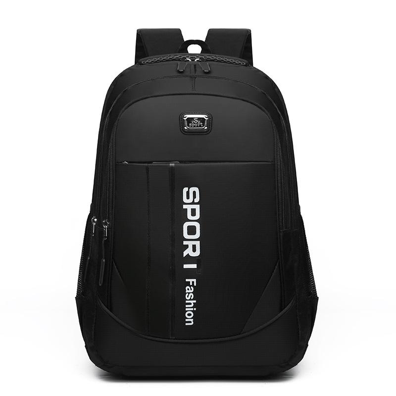 Schoolbag wholesale new backpack simple casual large capacity business backpack commuter computer bag fashionable male student schoolbag