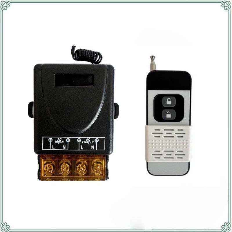 220V 30A Drahtloser Fernbedienungsschalter für Wasserpumpe, Motor, Dunstabzugshaube, Abluftventilator und Sprühgerät.
