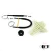 BWR5080 Window Regulator Repair Kit Front Left for VW Amarok MK1 2H 2010-2022 4-Door Pickup 2H0837401