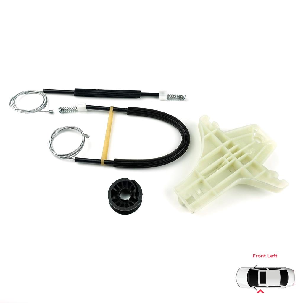 BWR5080 Window Regulator Repair Kit Front Left for VW Amarok MK1 2H 2010-2022 4-Door Pickup 2H0837401