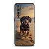 Dachshund Silhouette Dog cute Case For Realme 12 11 10 9 8 5G 7 6 GT5 GT3 GT2 Pro C21 C25 C35 For Realme GT Neo 2 3 3T 5 Cover