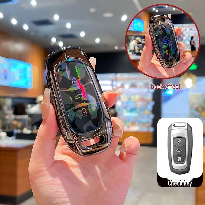 Geely Emgrand Key Case: Fits Xingrui, Boyue PRO, Xingyue L, L7/L6, Binyue with Metal Buckle