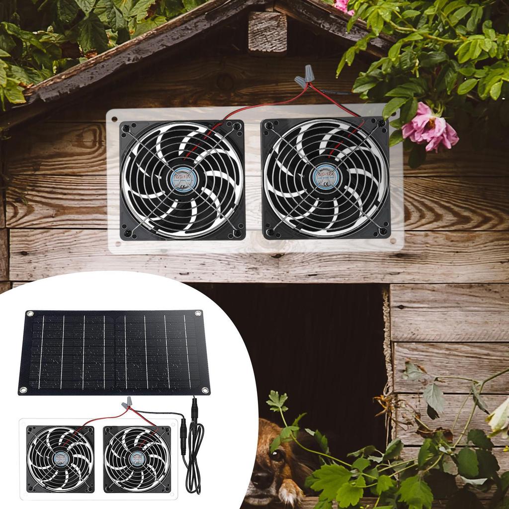 Buy Waterproof solar Fan Cooling Ventilator Extractor Portable for