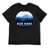 Blue Ridge Mountains T-Shirt Tees Plus Sizes Anime Figures Mens Clothes