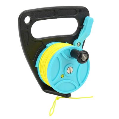 Carretel de mergulho portátil com alça, carretel de mergulho com polegar para mergulho com snorkel subaquático