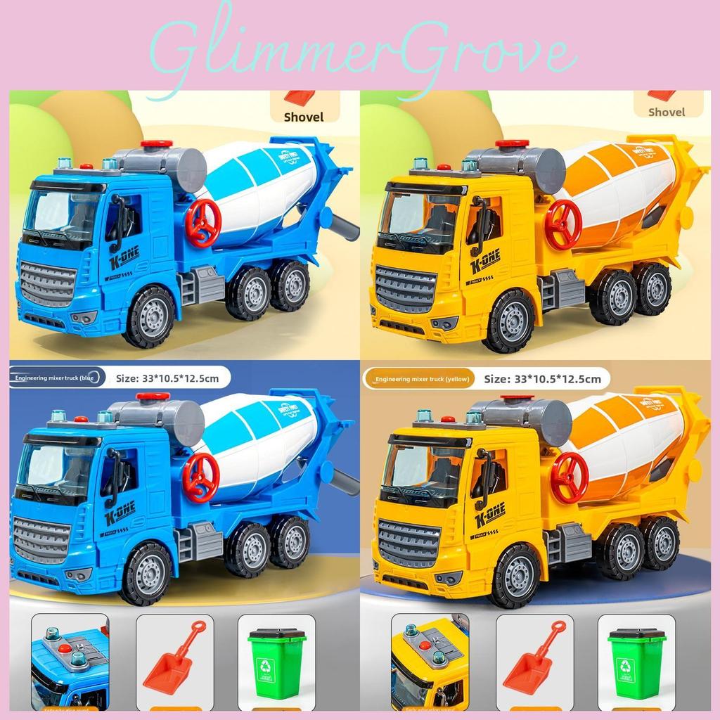 Engineering Construction Toy Vehicle With Flashing Lights And Music For Kids Playtime