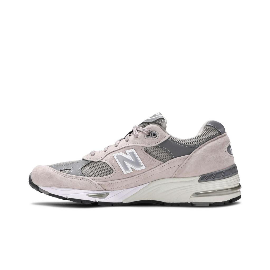 New Balance Men's 991 Made in England 'Grey White' (Unisex) Grey / White Running Shoes M991GL