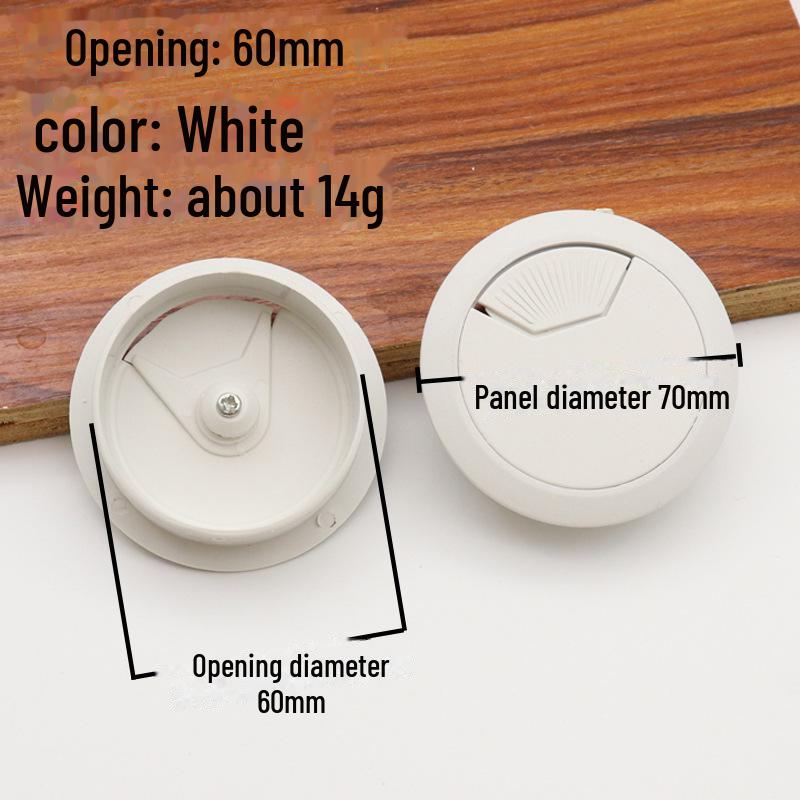 Desktop Cable Management Hole Cover - Decorative Round Sealing Ring