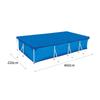 Rectangular Pool Cover PE Rectangle Frame Swimming Pool Cover for Outdoor Paddling Above Ground Pool Garden Swimming Pool Cover
