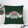 Central Perk Vänner TV-program Kuddfodral Tryckt Kuddöverdrag Dekor Kuddeöverdrag Vardagsrum Dragkedja 40X40cm