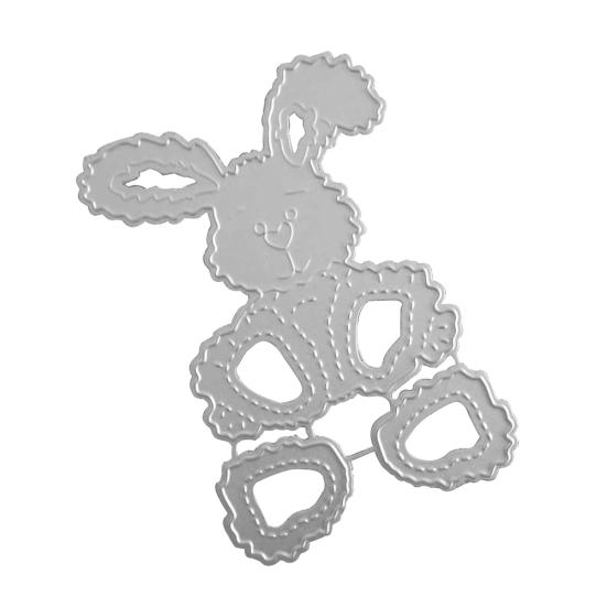 Easter Rabbit Bunny Metal Cutting Dies DIY Scrapbook Emboss Paper Cards