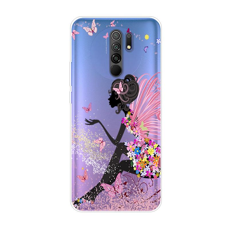 For Coque Redmi 9 Case Transparent Soft TPU silicon Phone Cover For Xiaomi Redmi 9 Case Redmi9 Clear Fundas For Redmi 9 6.53"