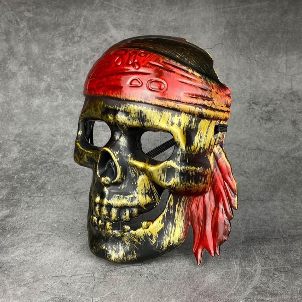 Silver/golden Funny Ghost Mask Cosplay Prom Mask Creative Pirate Skull Mask  Children's Toys