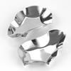 Set of 10 Stainless Steel Grillable Oyster Shells Reusable Clam Shells Scallop Shells Kitchen Metal Oyster Dish for Seafood