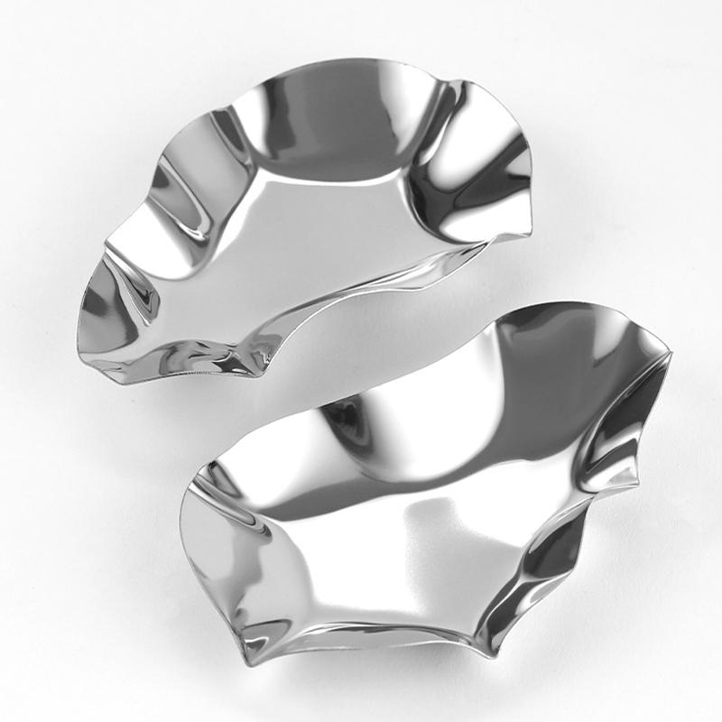 Set of 10 Stainless Steel Grillable Oyster Shells Reusable Clam Shells Scallop Shells Kitchen Metal Oyster Dish for Seafood