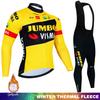 Men's and Women's Fleece Cycling Clothes Strap Set Road Mountain Bike Bicycle Thermal Cycling Shirt 2026 Winter Fleece Thermal Cycling Clothes Set