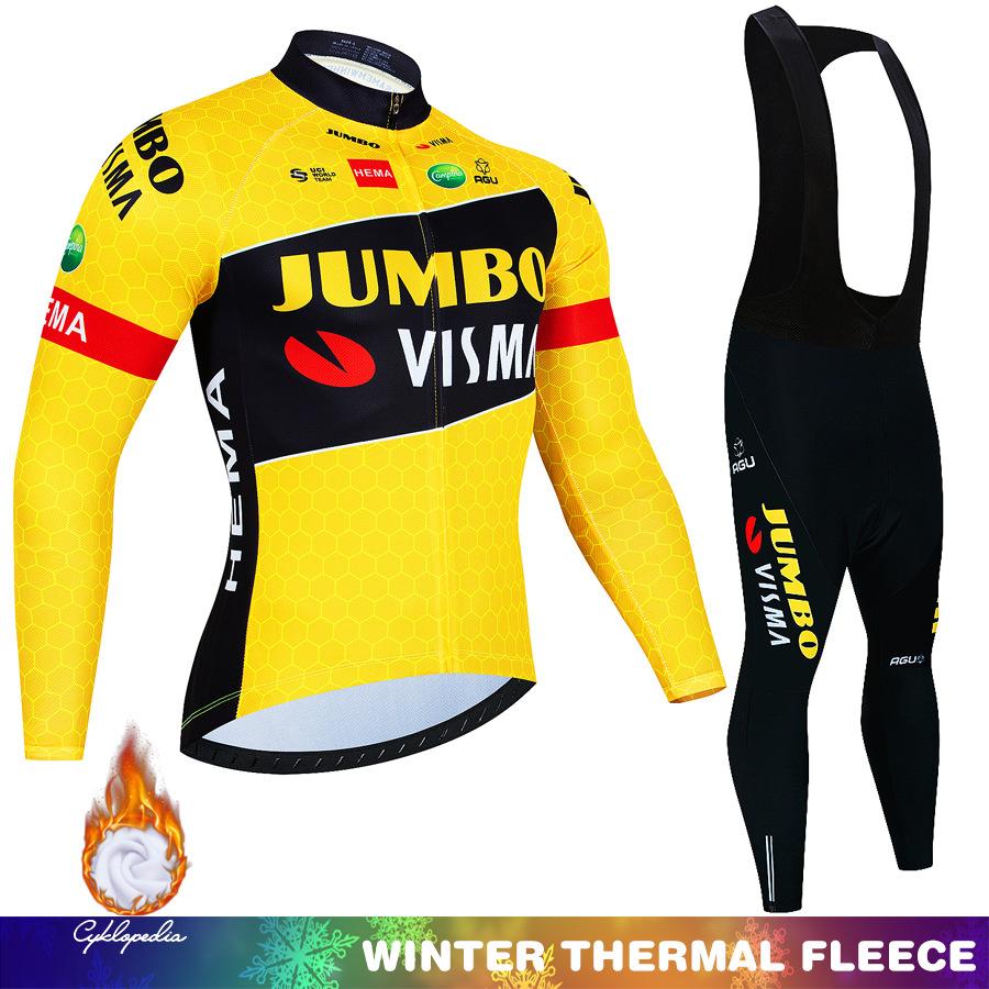 Men's and Women's Fleece Cycling Clothes Strap Set Road Mountain Bike Bicycle Thermal Cycling Shirt 2026 Winter Fleece Thermal Cycling Clothes Set