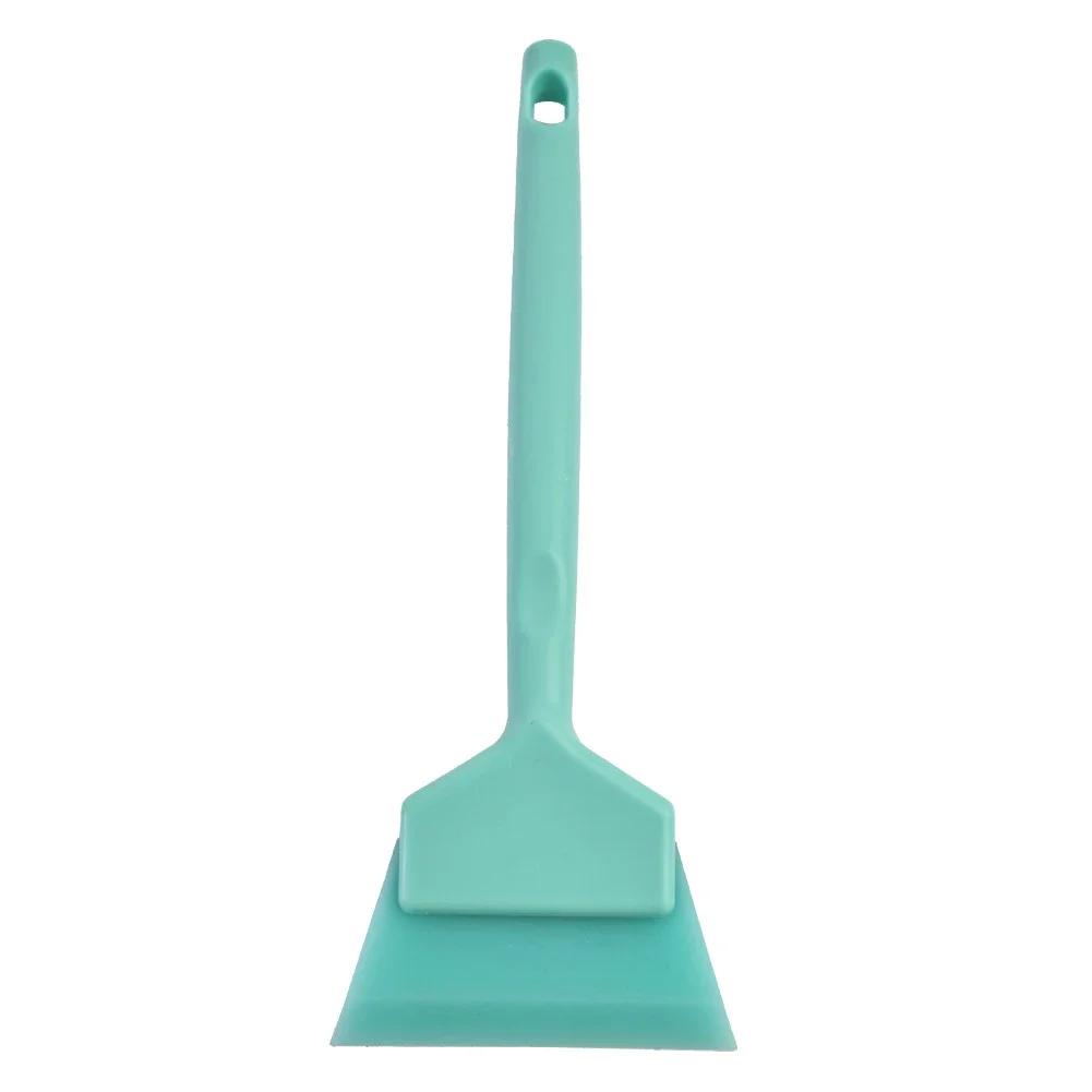 Long Plastic Handle Anti-Slip Car Tint Squeegee Replaceable Soft Rubber Blade PPF Scraper Window Water Cleaning Remover
